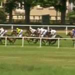 en course au grand galop
